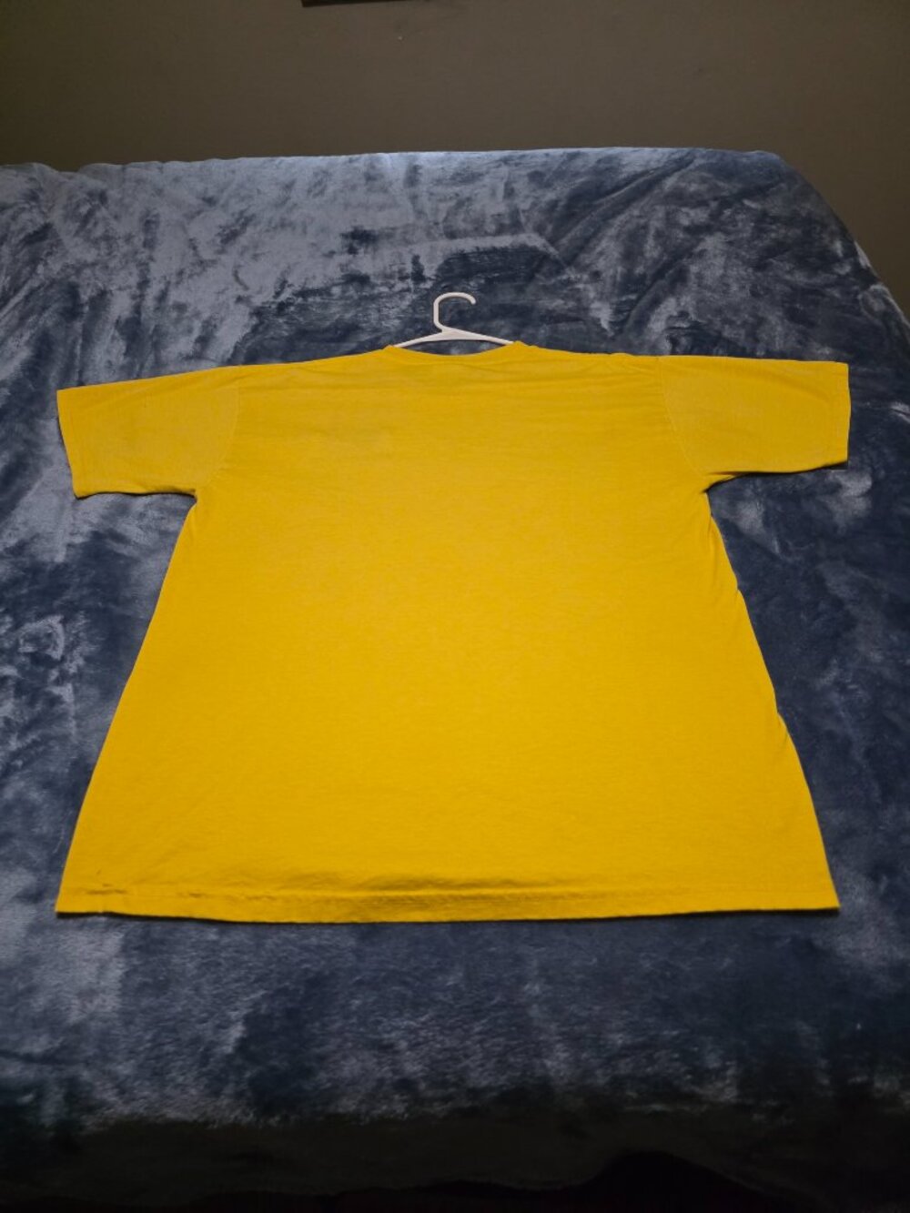 Jerzees Men's L Embroidered C5 Corvette T-Shirt Short sleeve Yellow - Picture 2 of 6